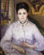 Pierre Renoir Madame Victor Chocquet France oil painting artist